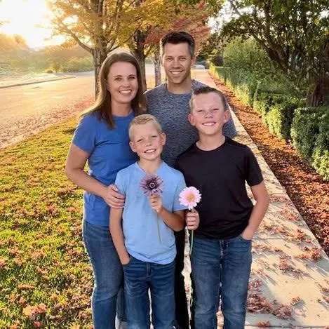 Todd Jensen and family